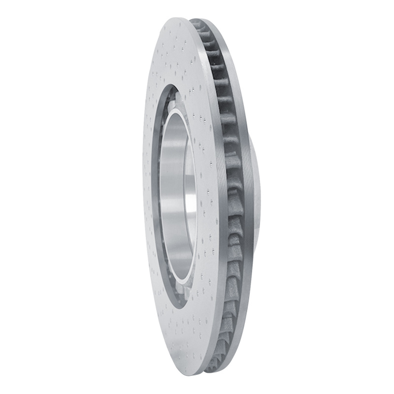 Porsche 911 Brake Rotor (1) - Rear Right - R1 Concepts - Drilled Carbon Alloy GeoMET - `15-`17